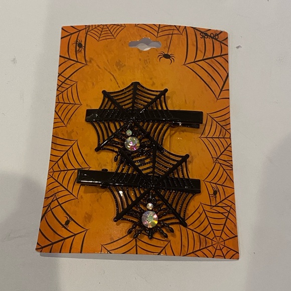 4-Piece Bundle of Halloween Spooky Spider and Spiderweb-Themed Accessories NWT - Picture 4 of 7